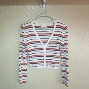 URBAN OUTFITTERS STRIPED CARDIGAN